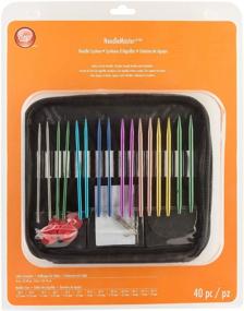 img 2 attached to 🧶 Enhance Your Knitting Experience with the Needlemaster 40-Piece Interchangeable Aluminum Knitting Set