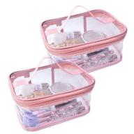 anemel toiletry cosmetic waterproof transparent travel accessories logo