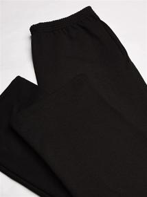 img 1 attached to Черные штаны Champion Double Fleece Sweatpant для мальчиков: удобная и стильная спортивная одежда.