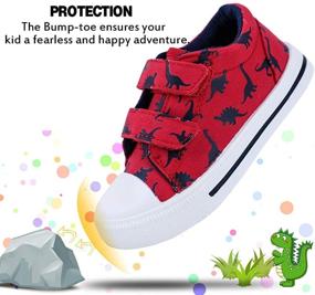 img 1 attached to 🦖 Nerteo Dinosaur Walking Toddler Boys' Sneakers - Ideal Shoes for Active Toddlers