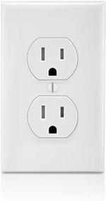 img 2 attached to Leviton T5320 W Straight Tamper-Resistant Receptacle: A Safe and Reliable Power Outlet