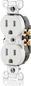 img 3 attached to Leviton T5320 W Straight Tamper-Resistant Receptacle: A Safe and Reliable Power Outlet