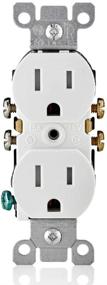 img 4 attached to Leviton T5320 W Straight Tamper-Resistant Receptacle: A Safe and Reliable Power Outlet