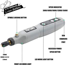 img 3 attached to 🌟 Ultimate Cordless Polishing Kit with YEPLING Multi Tool Accessories: Achieve Professional Shine!