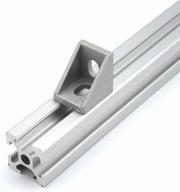 ⚙️ enhanced 20x20x17mm aluminum extrusion corner bracket: superior strength and accuracy for precise assembly logo