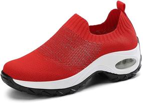 img 4 attached to 👟 Ruiatoo Women's Lightweight Comfort Sneakers - Walking Shoes