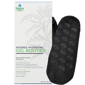 img 4 attached to 🧦 Optimize Rehydration with NatraCure Black Gel Moisturizing Socks for Dry, Cracked, Calloused Heels and Feet