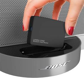 img 4 attached to 🎧 LAYEN i-SYNC Bluetooth Receiver 30 pin Adapter - Enhance Your Bose SoundDock and Other 30 Pin Docking Stations with Wireless Audio Capability (Not for Car)