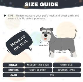 img 3 attached to 🐾 PUPTECK Dog Harness Collar Leash Set - No Pull Halter Harness for Small to Medium Dogs - Adjustable, Perfect for Walking, Running, and Training - 3 Pack