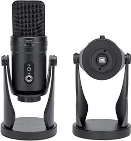 img 1 attached to 🎤 Samson G-Track Pro Professional USB Condenser Microphone: High Quality Audio Recording with Audio Interface in Sleek Black Design