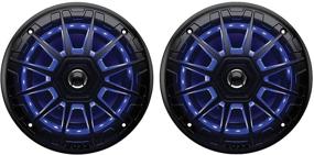 img 3 attached to 🔊 Акустические системы BOSS Audio Systems MRGB65B 6.5 дюйма Морские динамики - Влагозащищенные, 200 Вт на пару, 100 Вт каждый, Мультицветная подсветка, Полный диапазон, 2 пути, Продаются парами.
