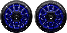 img 4 attached to 🔊 Акустические системы BOSS Audio Systems MRGB65B 6.5 дюйма Морские динамики - Влагозащищенные, 200 Вт на пару, 100 Вт каждый, Мультицветная подсветка, Полный диапазон, 2 пути, Продаются парами.