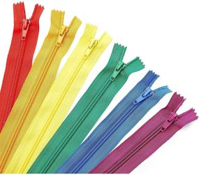 img 2 attached to 🧵 #5 Nylon Coil Zippers for Sewing: 30 Colors, 12 Inches Length, 60 Pieces Assorted