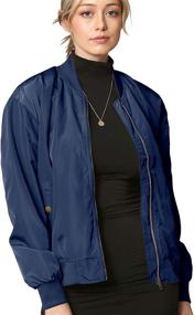 img 4 attached to WJC2157 Womens Classic Lightweight Windbreaker: The Perfect Addition to Your Coats, Jackets & Vests Collection!