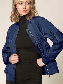 img 3 attached to WJC2157 Womens Classic Lightweight Windbreaker: The Perfect Addition to Your Coats, Jackets & Vests Collection!