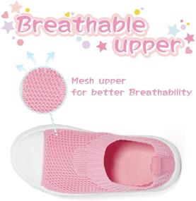 img 3 attached to 👟 Starbow Toddler Lightweight Breathable Running Girls' Shoes: Optimal Athletic Footwear