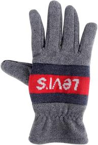 img 1 attached to 🧤 Levis Heathered Touchscreen Glove: Stretch Men's Accessories for Superior Grip and Functionality