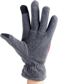 img 2 attached to 🧤 Levis Heathered Touchscreen Glove: Stretch Men's Accessories for Superior Grip and Functionality