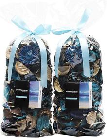 img 4 attached to 🌊 Qingbei Rina Ocean Scented Christmas Potpourri Bag - Large 8.4oz/83 Fluid-Oz - Turquoise