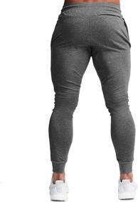 img 2 attached to BUXKR Joggers Bodybuilding Athletic Sweatpants