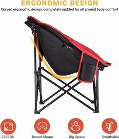 img 1 attached to KingCamp Camping Folding Portable Supports Outdoor Recreation