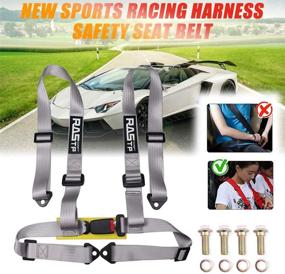 img 1 attached to RASTP Racing Safety Harness Straps
