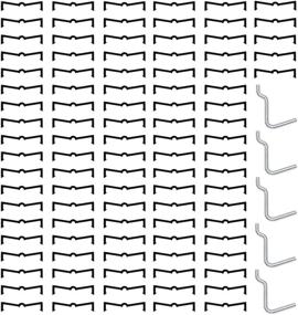 img 4 attached to Black Plastic Pegboard Hooks Complete