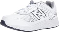 🚶 new balance mw840v2 white walking shoes - ultimate comfort and support for all-day walking logo