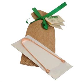 img 4 attached to 🌿 HealthAndYoga(TM) Copper Tongue Cleaner - Luxuriously Wrapped for a Premier Experience