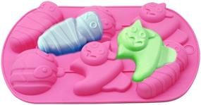 img 4 attached to Halloween Pumpkin Cat Silicone Mold: Perfect for 🎃 Soap, Cake, Jello, and Chocolate - 2oz per Cell Supplies