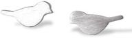 sterling silver bird stud earrings: timeless beauty for everyday style logo