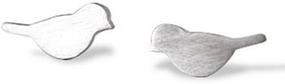 img 1 attached to Sterling Silver Bird Stud Earrings: Timeless Beauty for Everyday Style