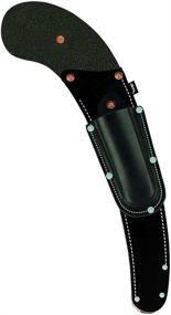 img 1 attached to 🛠️ Weaver Leather Curved Back Curved Saw Scabbard with Pruner Pouch: Durable and Convenient Tool Storage Solution