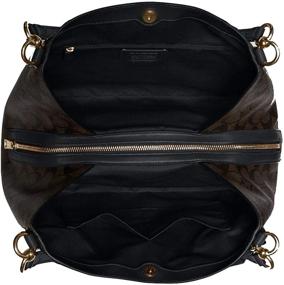 img 3 attached to Coach Pebbled Leather Black Style