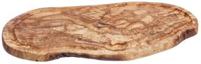 img 1 attached to 🔪 Naturally Med Olive Wood Meat Carving Board/Cutting Board - 16" L: Superior Quality and Durability for Precise Meat Carving