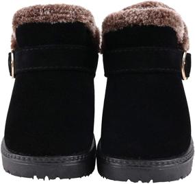 img 2 attached to Детская зимняя обувь для мальчиков Anrenity Toddler Outdoor Winter XMX 001