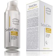 sebocalm nighttime anti aging night cream - ultra 🌙 hydrating firming and tightening facial moisturizer for sensitive and dry skin logo