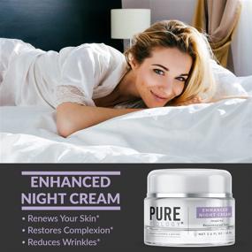 img 3 attached to 🌙 Pure Biology Premium Night Cream for Face with Syn-Coll Retinol and Hyaluronic Acid - Advanced Anti Aging Moisturizer for Women & Men, Reducing Wrinkles on Eyes, Neck, and Skin Renewal