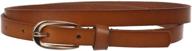 👗 stylish women's 1/2" skinny cowhide full grain leather dress belt - 13mm width logo