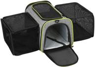 🐾 covono expandable pet carrier: travel in style with airline approved, portable, and foldable design for small cats, dogs, and animals – featuring soft sided comfort, steel frame, and 3 open doors! logo