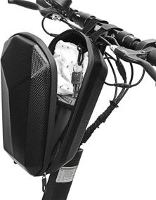 img 1 attached to Large Capacity EVA Hard Shell Scooter Storage Bag for Xiaomi Mijia M365/M365 Pro/Segway ES1/ES2/ES3/Ninebot e-bike, Front Hanging Handlebar Bag for Carrying Charger Tools Repair - 4L Bag