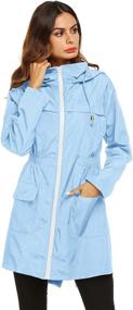 img 2 attached to 🌧️ Lomon Lightweight Raincoat: Waterproof & Packable Women's Clothing for Outdoor Emergencies