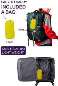 img 1 attached to 🌧️ Lomon Lightweight Raincoat: Waterproof & Packable Women's Clothing for Outdoor Emergencies