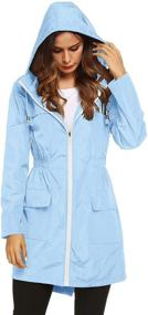 img 4 attached to 🌧️ Lomon Lightweight Raincoat: Waterproof & Packable Women's Clothing for Outdoor Emergencies