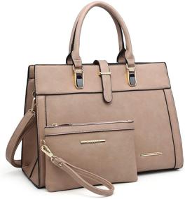 img 4 attached to Womens Handbag Shoulder Satchel Briefcase Women's Handbags & Wallets for Satchels