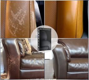 img 1 attached to 🛠️ Premium Leather and Vinyl Repair Kit: Fix and Restore Furniture, Car Seats, Jackets, Purses, Belts, Shoes - Genuine, Italian, Bonded, Bycast, PU, Pleather - No Heat Required