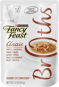 img 3 attached to Purina Fancy Feast Classic Cat Food - Chicken, Vegetables & Whitefish - (32) 1.4 Oz. Pouch: High-Quality Feline Nutrition