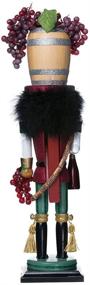 img 2 attached to Hollywood Wine Barrel Hat Nutcracker by Kurt Adler - 18.9 inches