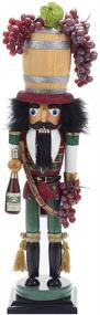 img 3 attached to Hollywood Wine Barrel Hat Nutcracker by Kurt Adler - 18.9 inches