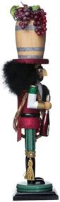img 1 attached to Hollywood Wine Barrel Hat Nutcracker by Kurt Adler - 18.9 inches